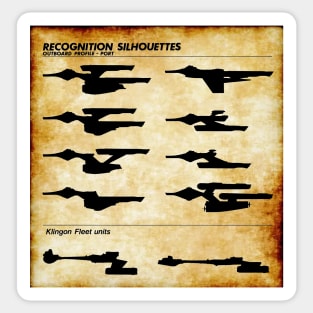 Starship Silhouettes Sticker